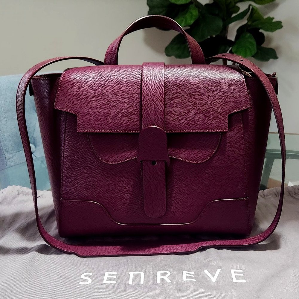 Senreve Maestra Pebbled Midi Convertible bag